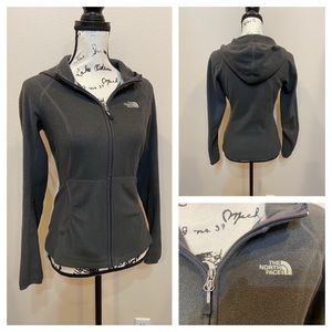 North Face Polartech Fleece Zip Up Hoodie Jacket